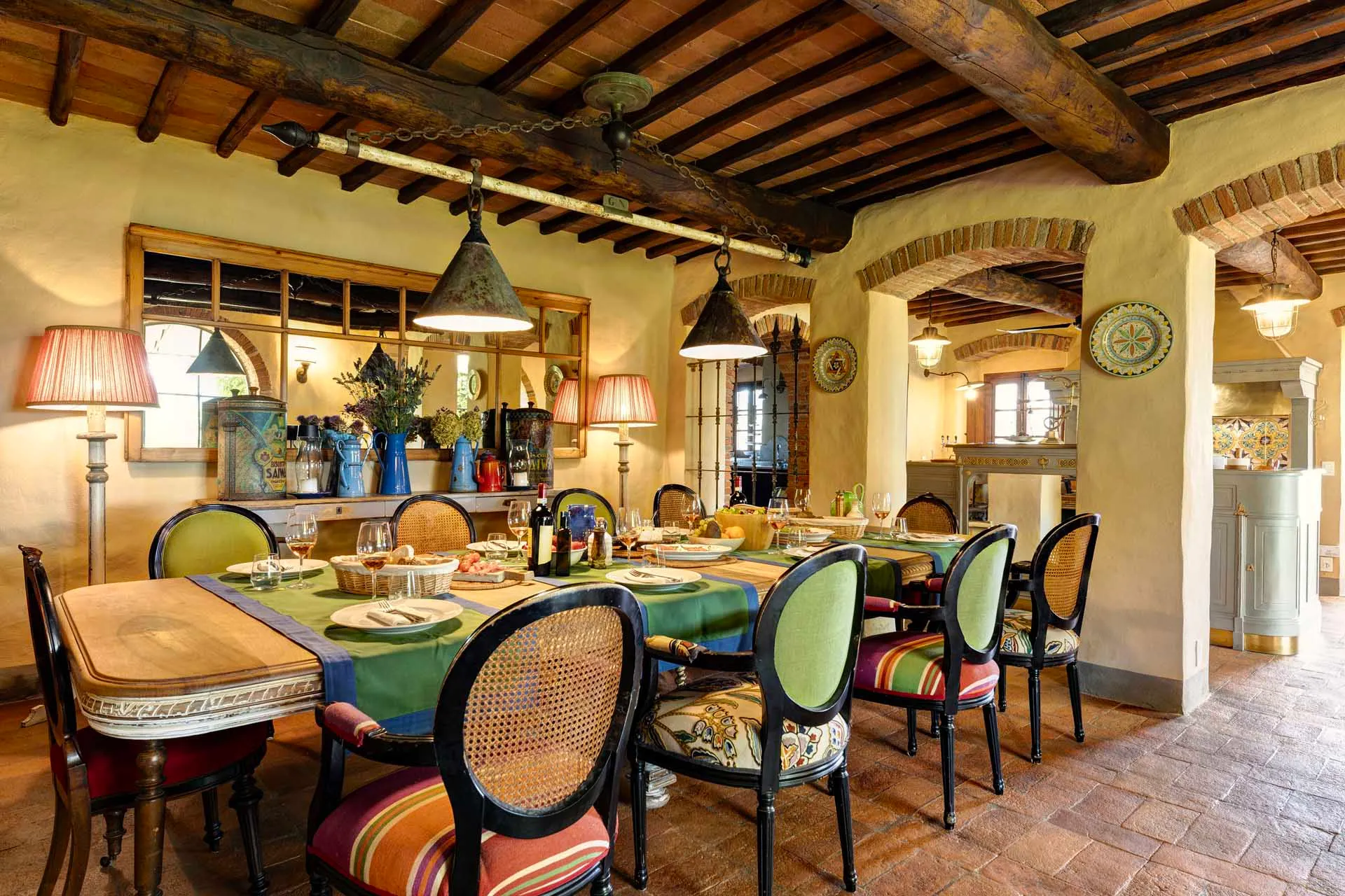 Ca’ di Pesa — Cucina e sala da pranzo