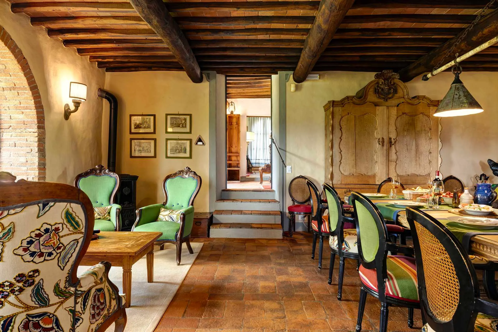 Ca’ di Pesa — Cucina e sala da pranzo