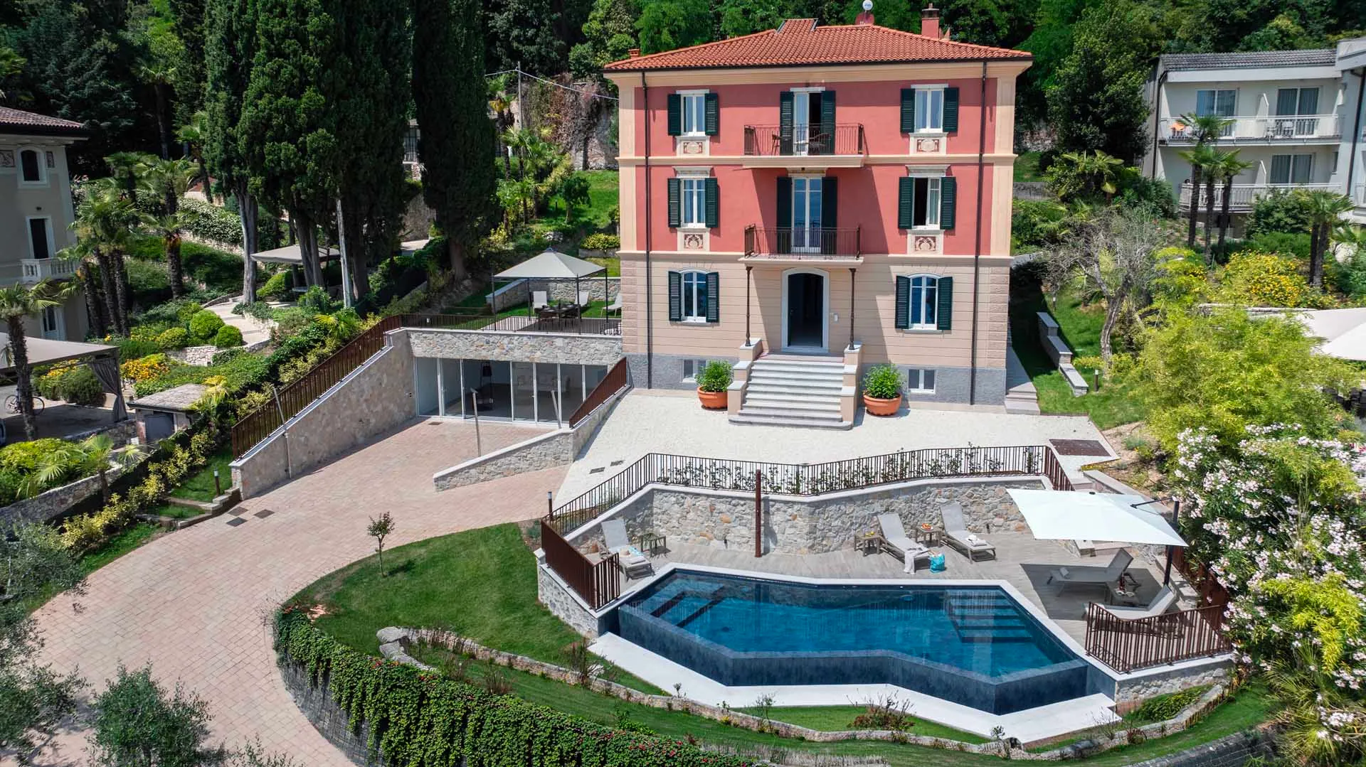 Villa Tonini — Aerial Views