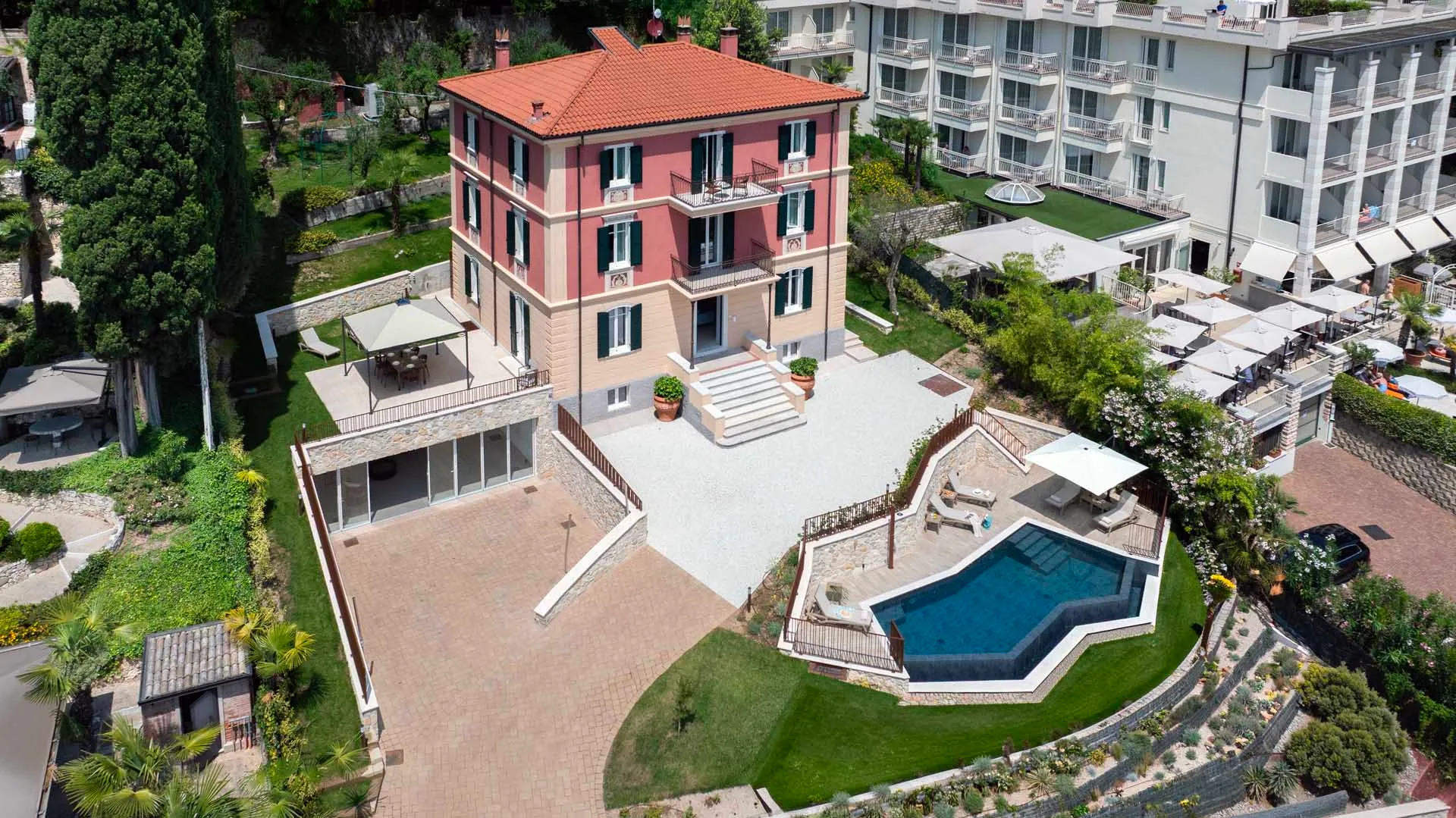 Villa Tonini — Aerial Views